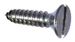 Stainless Steel Self Tapping Screws - Countersunk Head, Slotted, DIN 7972
